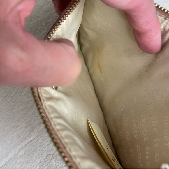 Kate Spade Wristlet Fairmount Square Slim Bee Clutch Plaid Pink No Strap - Picture 9 of 16